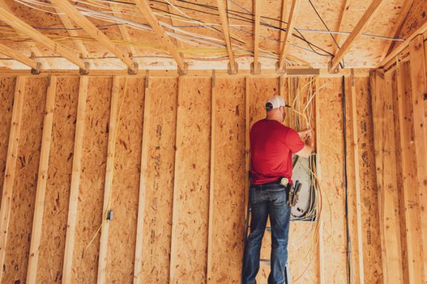 Meeks electrician repairs interior of residence
